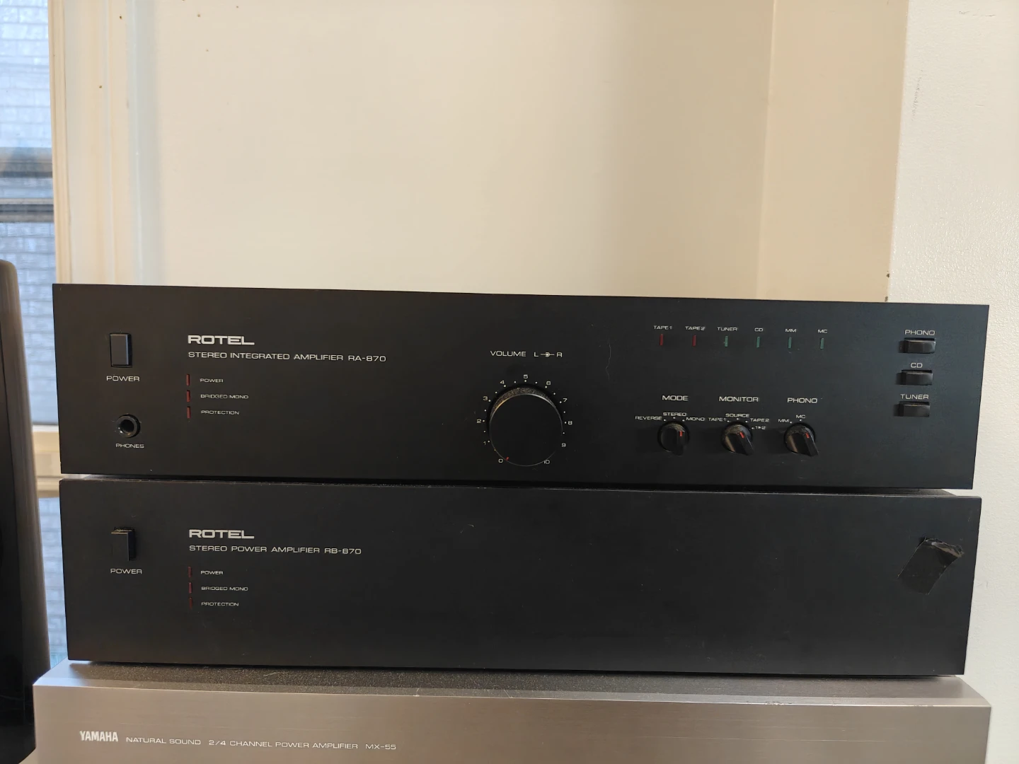 Rotel RA-870 Integrated Amp & RB-870 Power Amp Set - photo 3