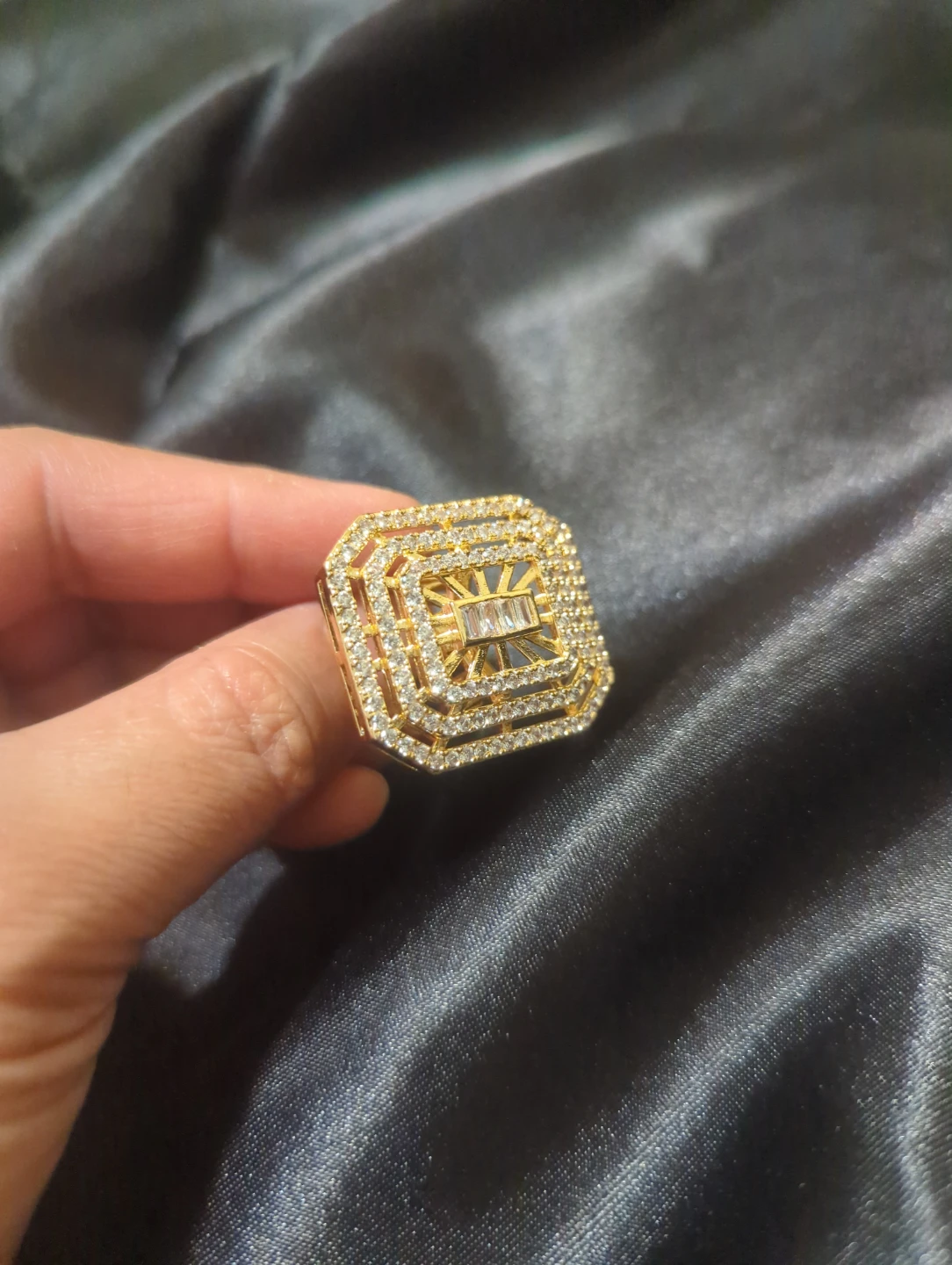 Gold-tone Statement Ring