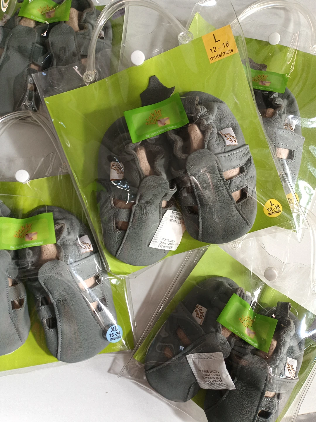 Tickle Toes Genuine Leather Infant Shoes