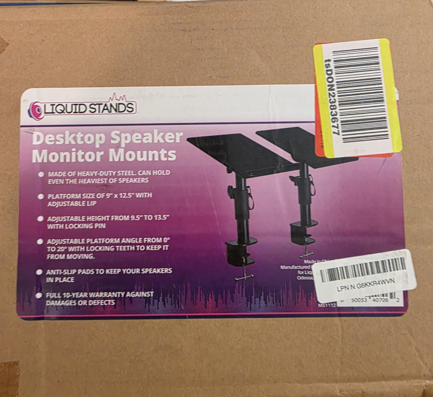Liquid Stands Desktop Speaker Monitor Mounts