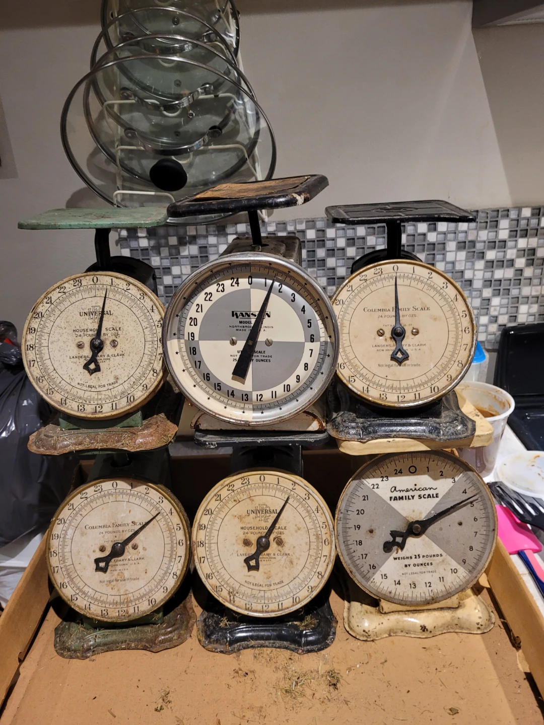 Collection of Vintage Kitchen Scales