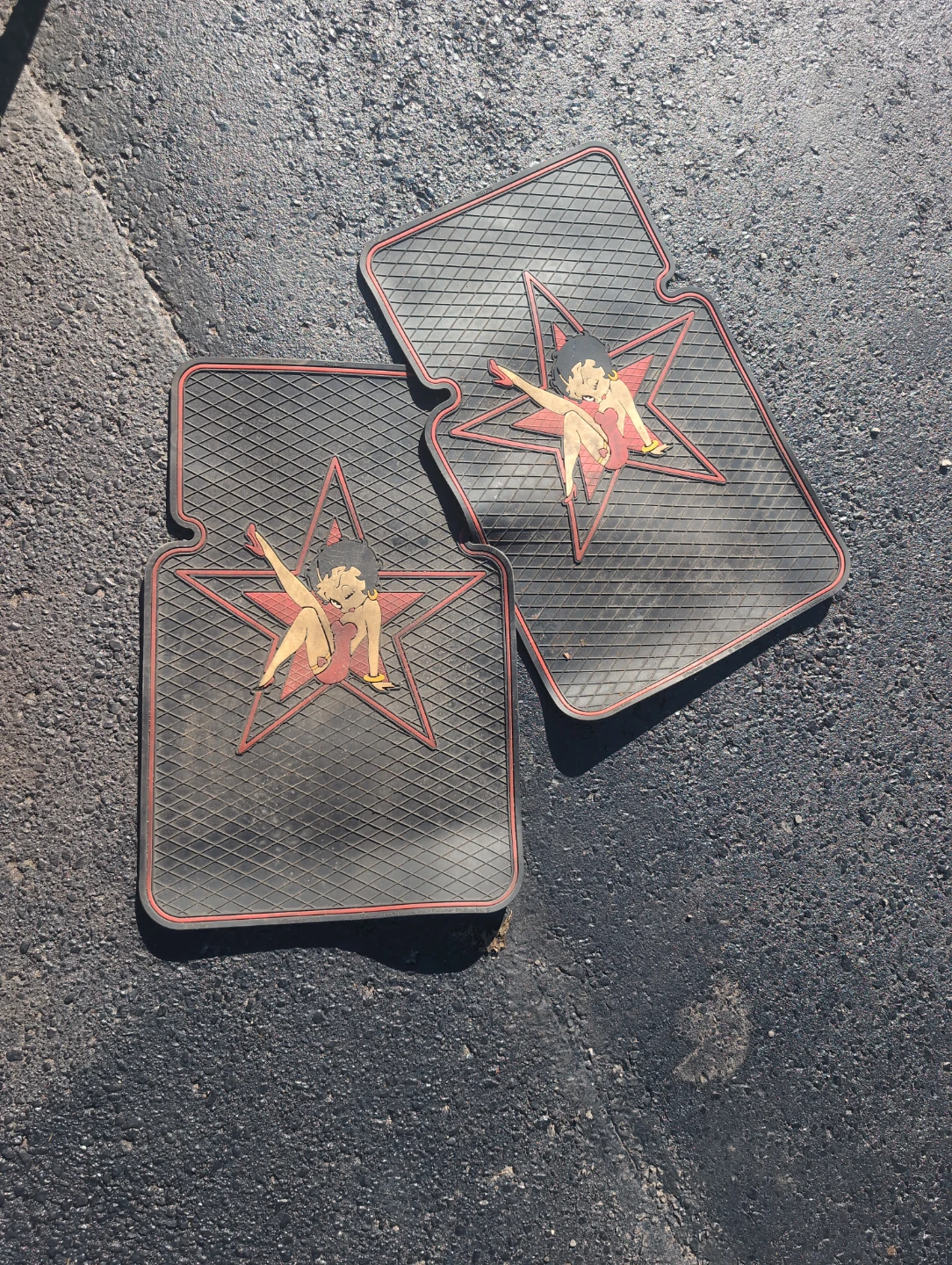 Betty Boop Rubber Car Floor Mats