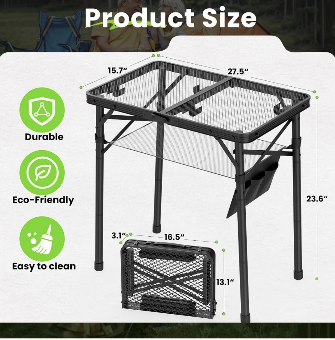 Portable Folding Outdoor Camping Table - photo 3
