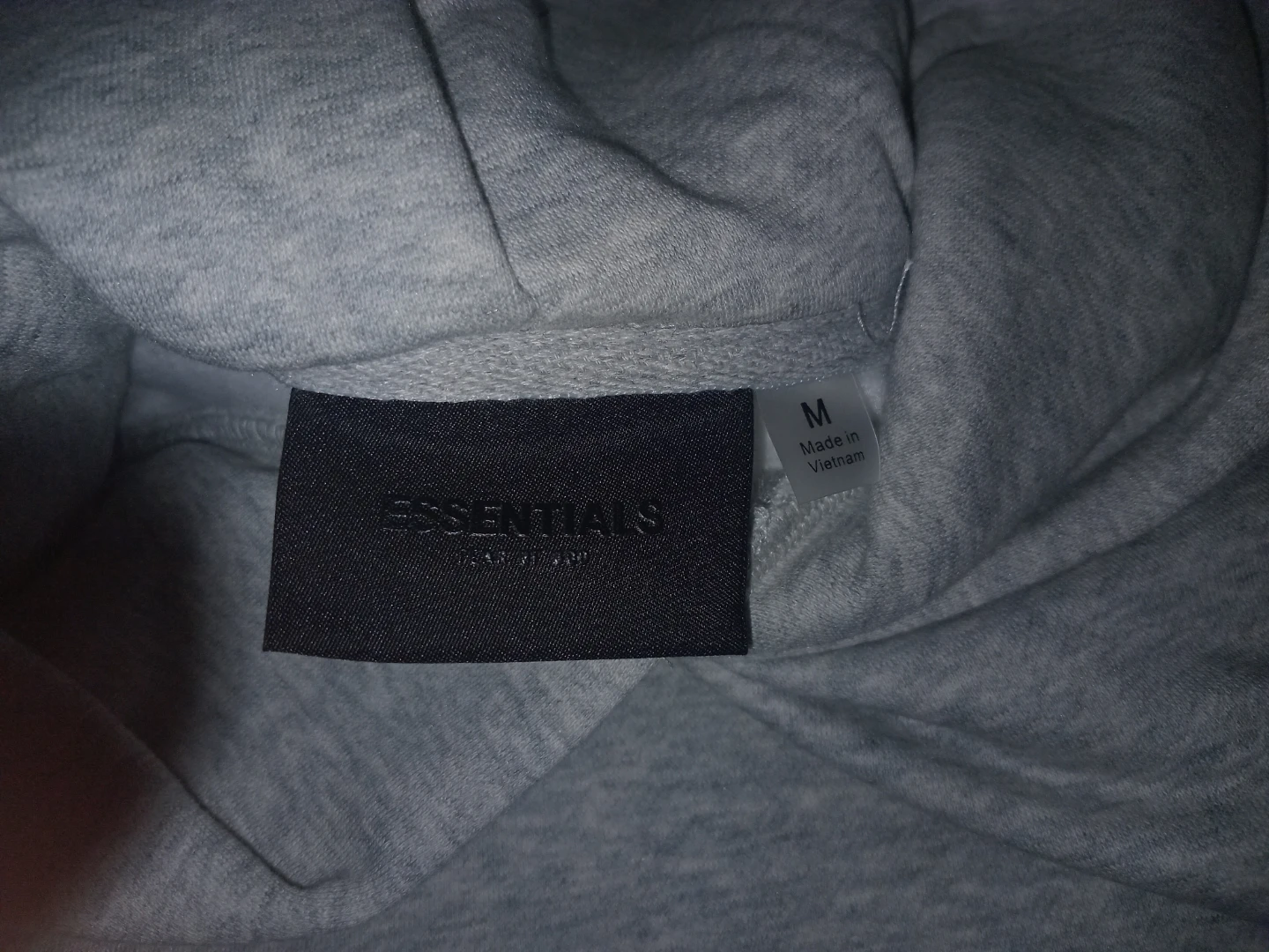 Essentials Fear of God Hoodie - Grey - Medium - photo 4