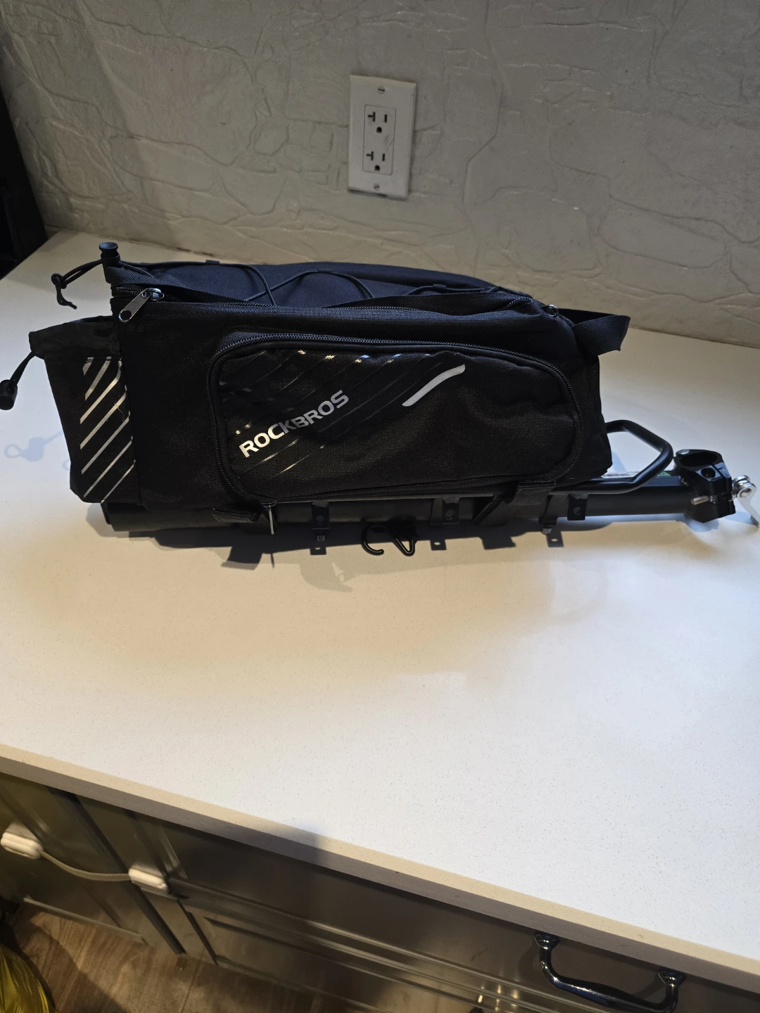 Rock bros bike rack and bag