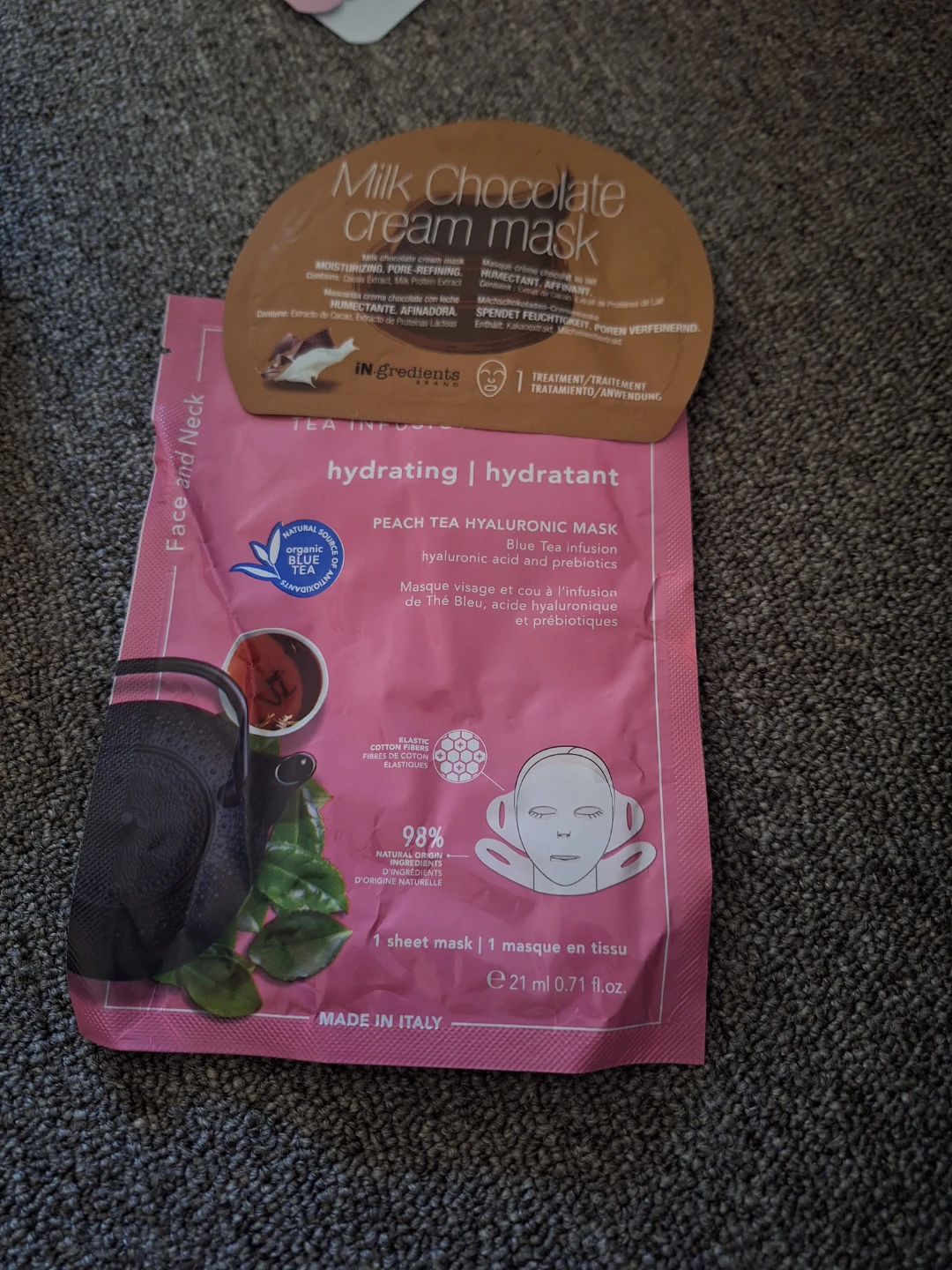 iN.gredients Peach Tea Hyaluronic Sheet Mask
