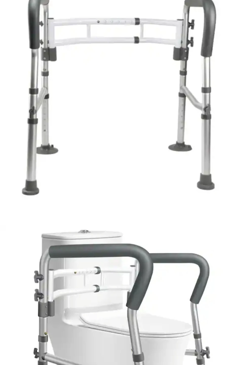 New Adjustable Toilet Safety Rail - photo 4