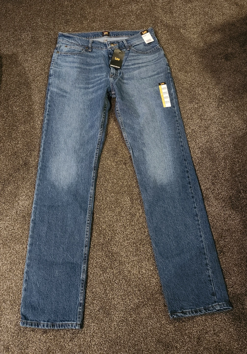 Lee Regular Straight Jeans Size 35x34