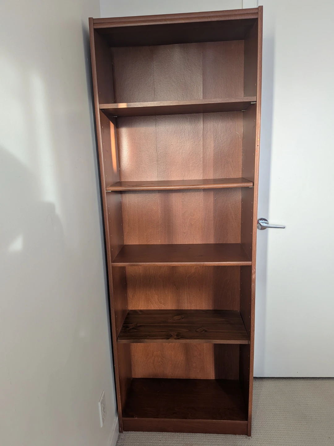 Tall Wooden Bookshelf, organizer ( Multipurpose)