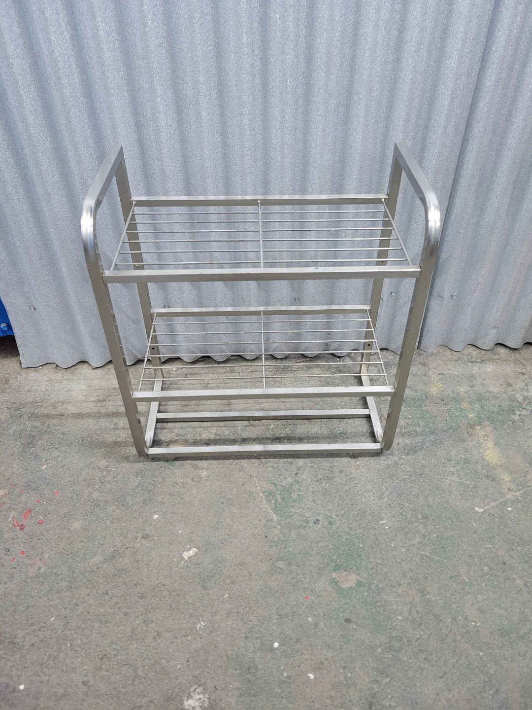 Two-Tier Stainless Steel Utility Rack