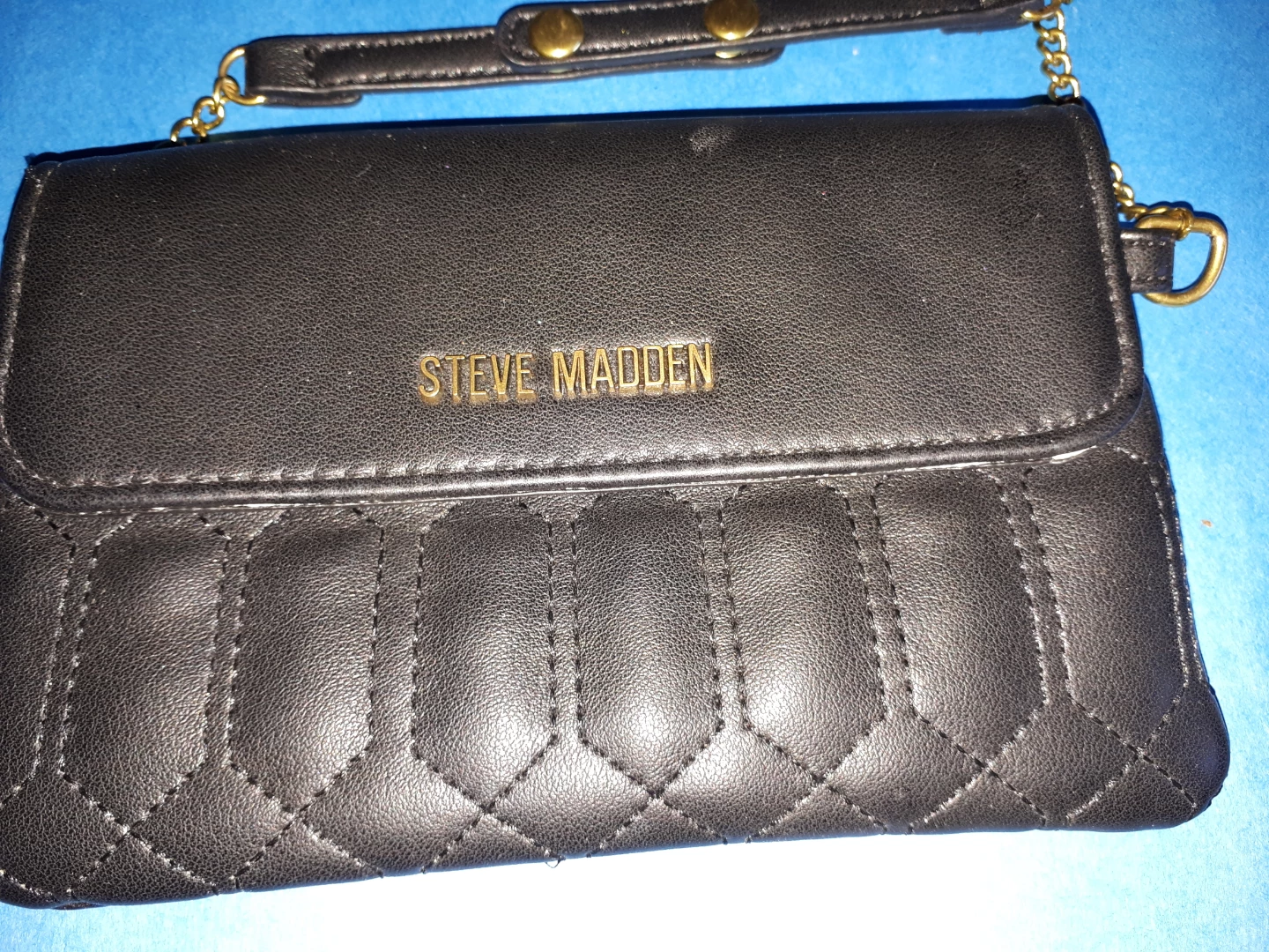 Steve Madden Black Clutch Wallet
