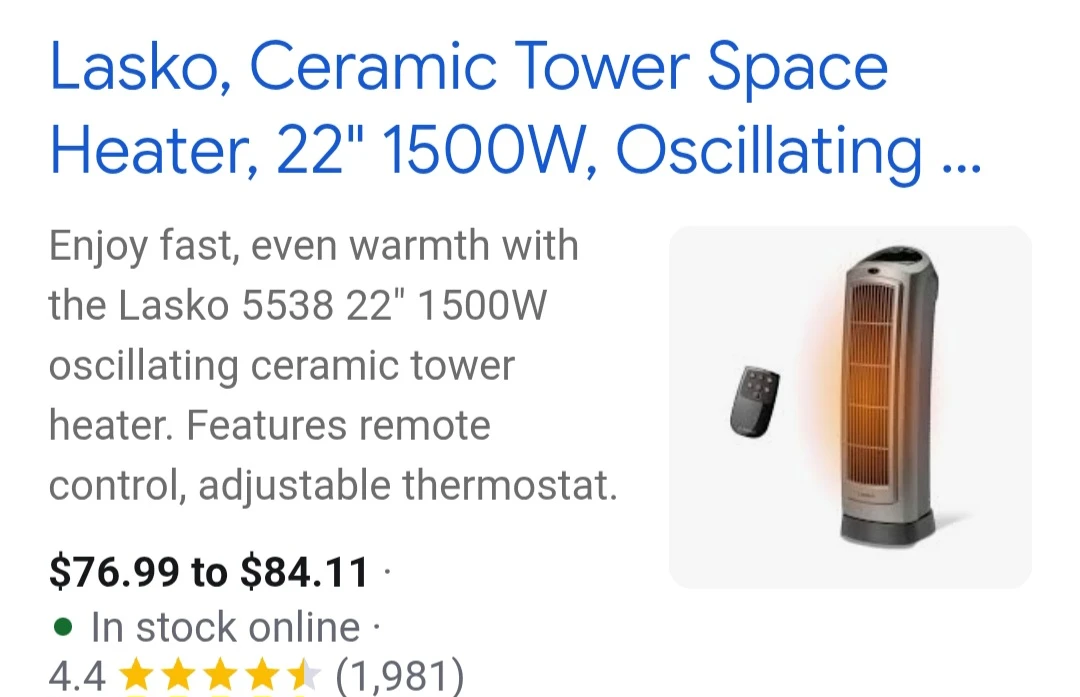 New lasko heater - photo 3