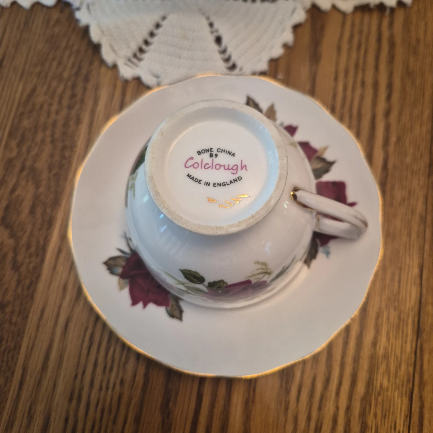 Colclough Bone China Tea Cup and Saucer - photo 3