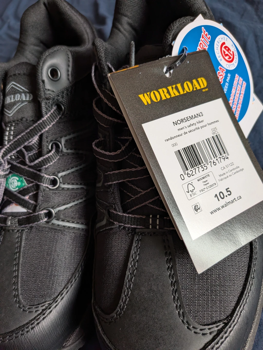 NEW Workload Norseman3 Men's Safety Hikers Size 10.5 - photo 2