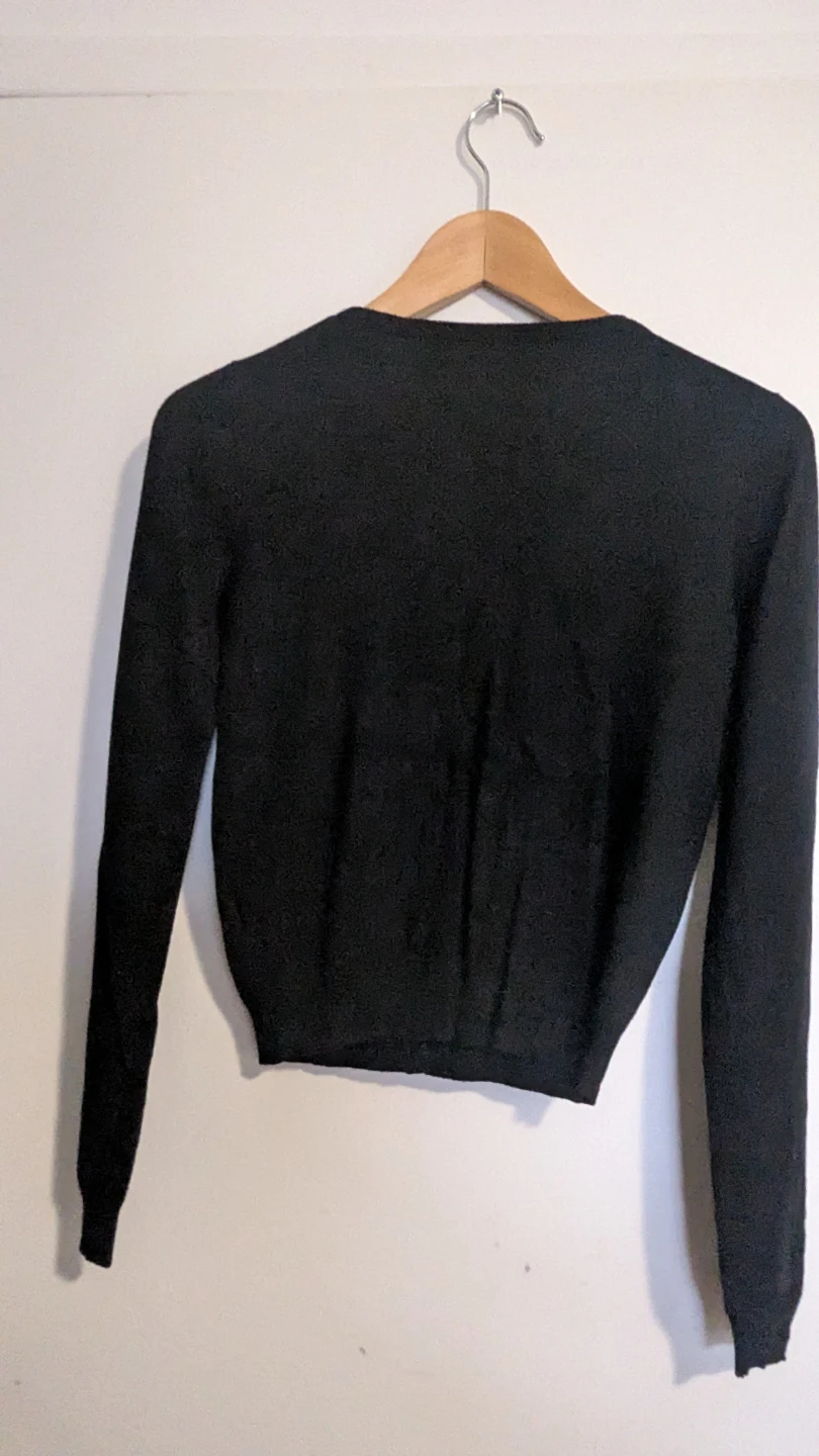 Black embellished cardigan - photo 2