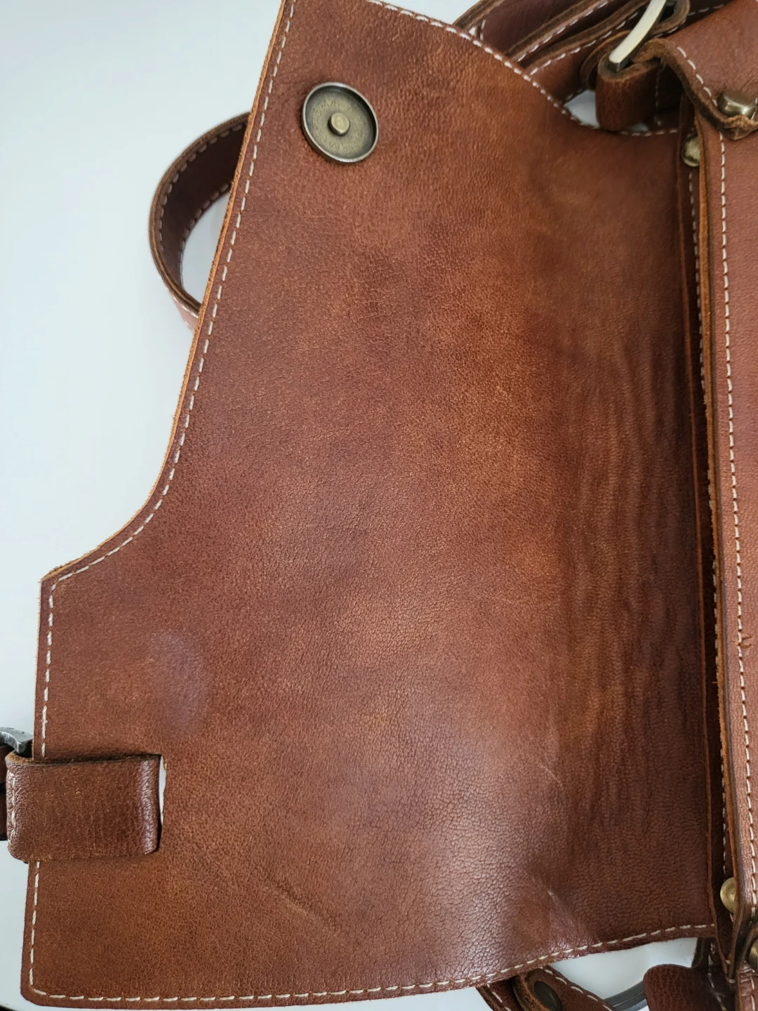 Buffalo Leather Crossbody Bag - photo 3