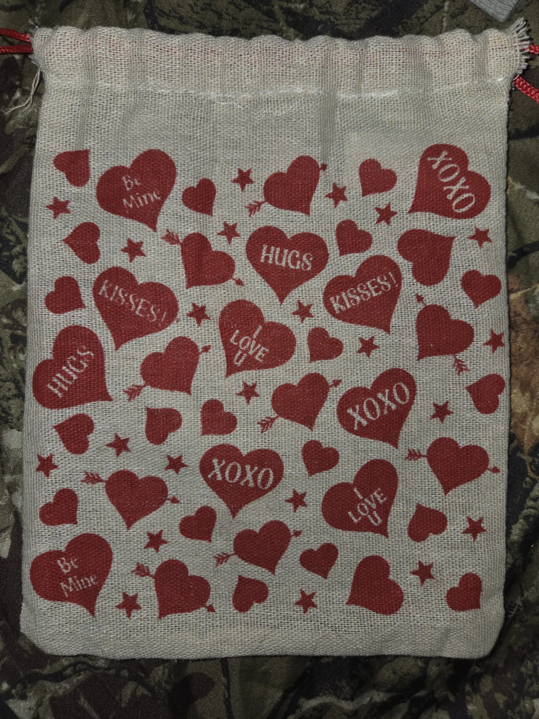 Canvas-Blend 'Hearts & Sentiments' Cinch Bag - photo 2