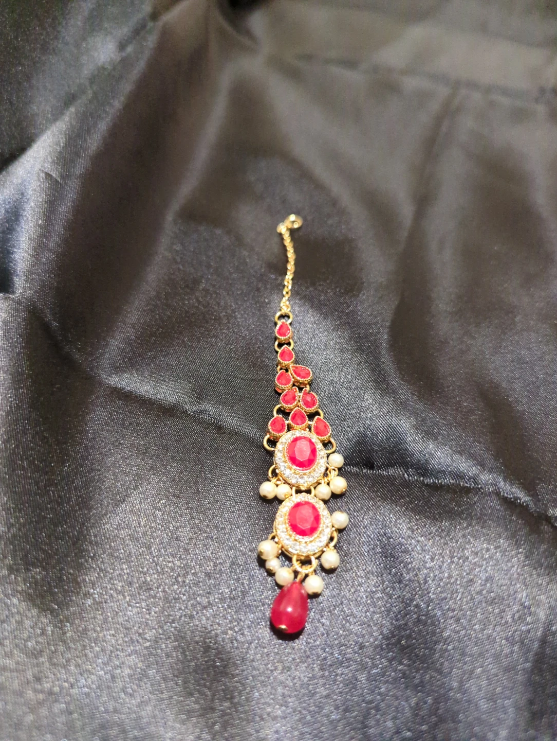 Red and Gold Jewelry Set - photo 4