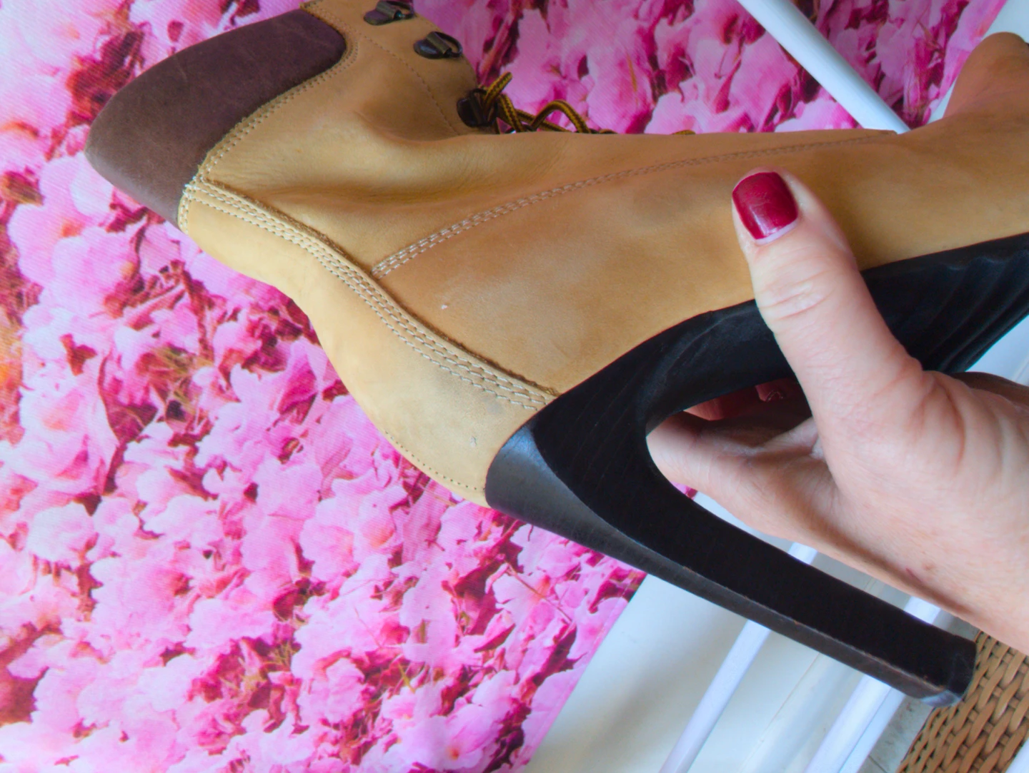 Steve Madden Timberland style High Heel Boots - photo 2