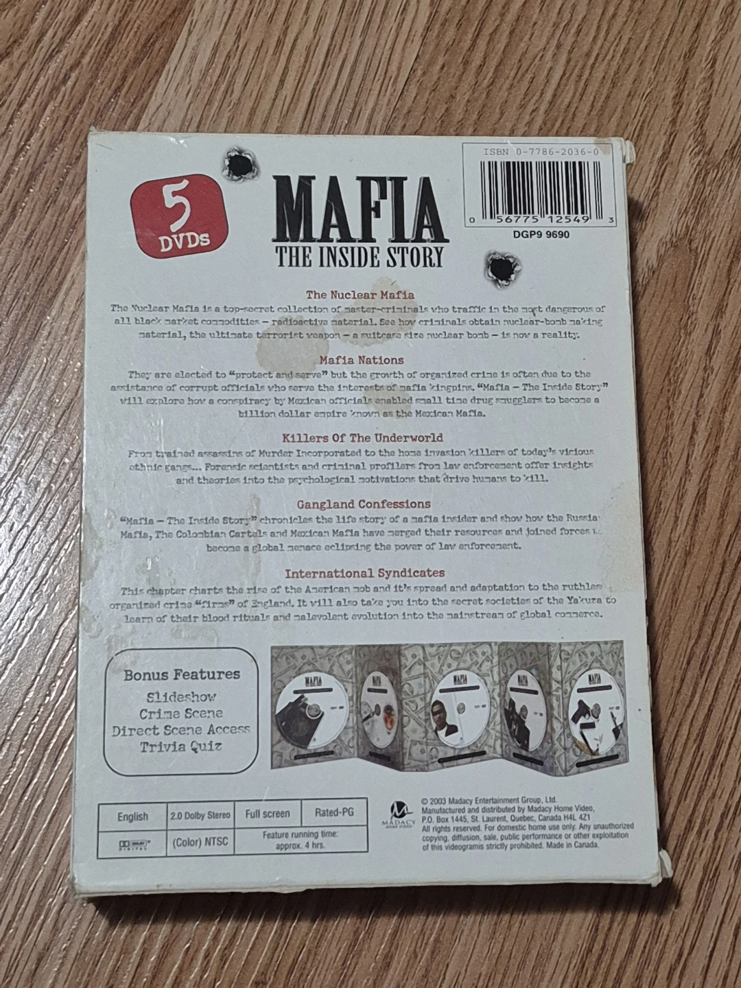 Mafia: The Inside Story 5-DVD Set - photo 2