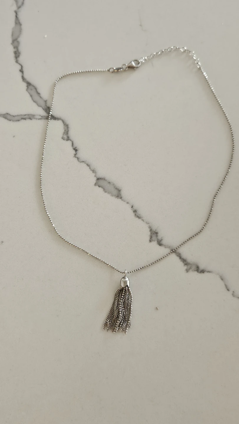 Quadema 925 Sterling Silver Tassel Necklace - photo 3