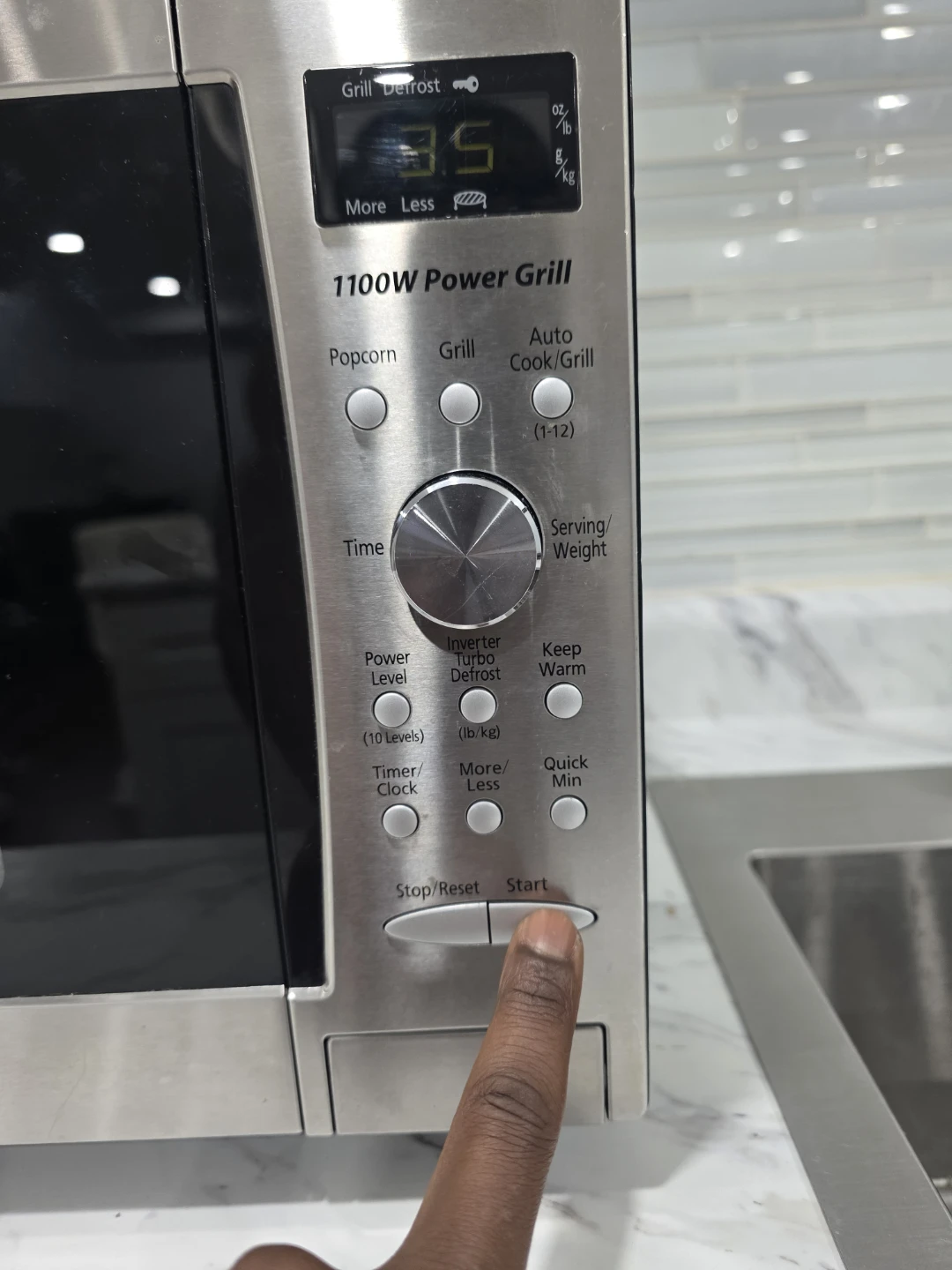 Panasonic Inverter 1100W Power Grill Microwave - photo 5
