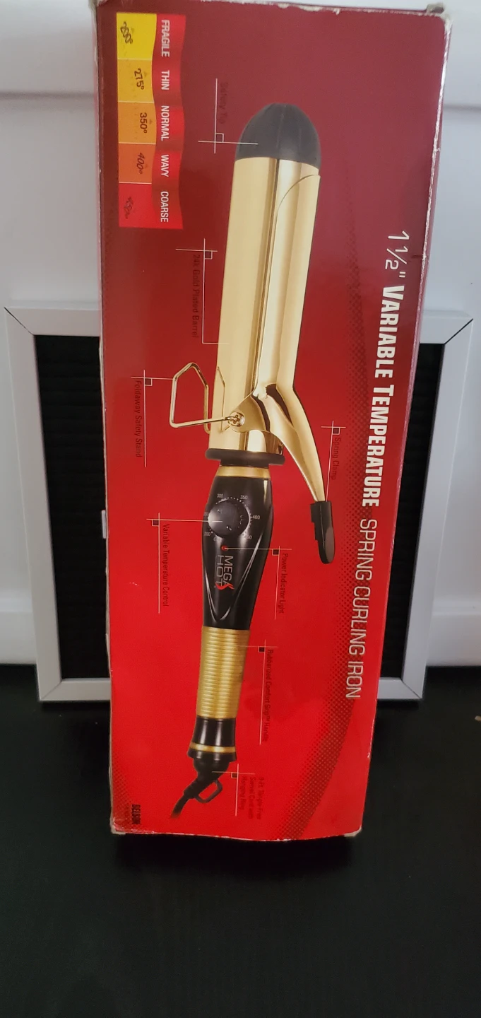 Mega Hot 1.5 Inch Variable Temperature Curling Iron - photo 2