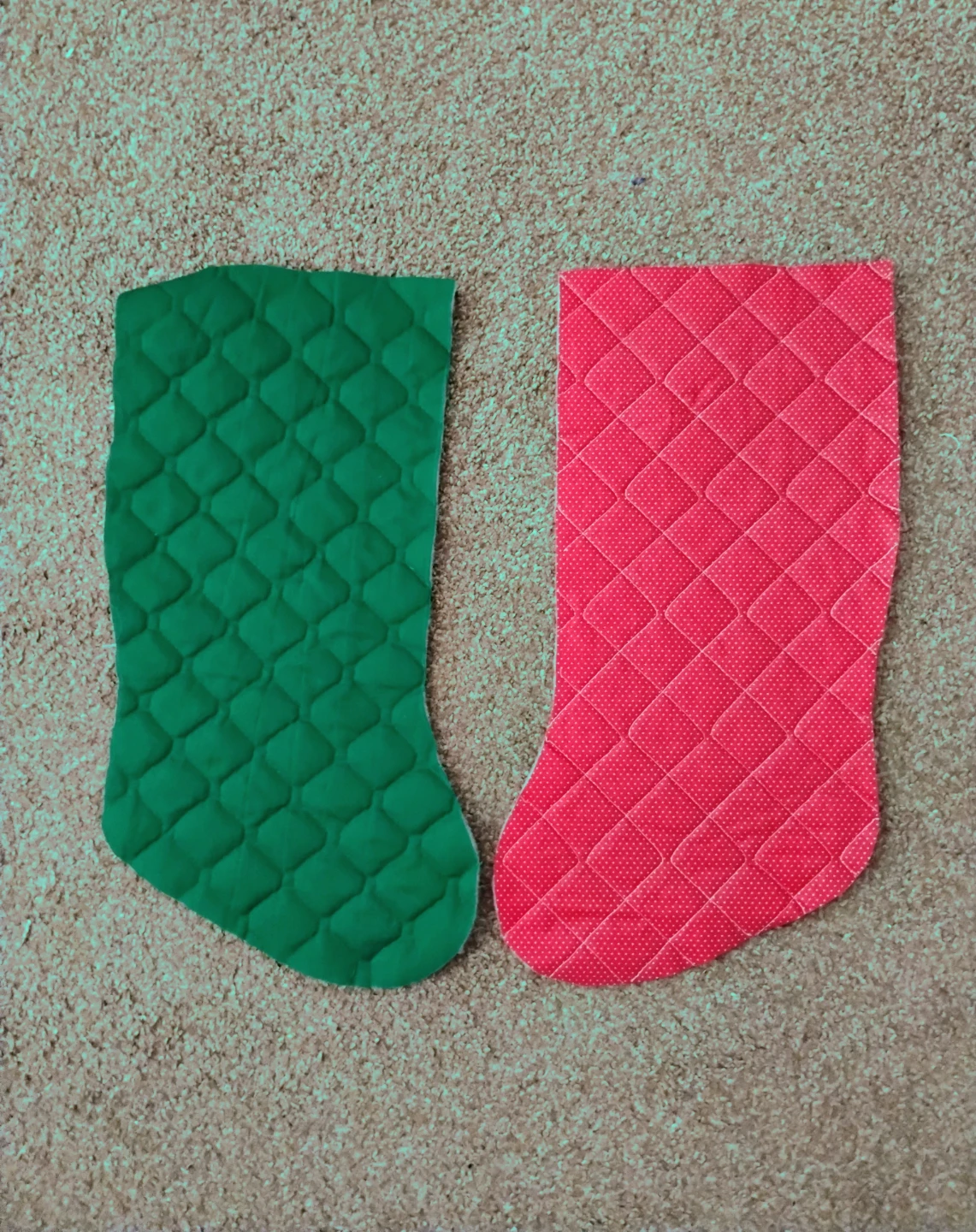 PRE-CUT CHRISTMAS STOCKINGS READY TO SEW - photo 2