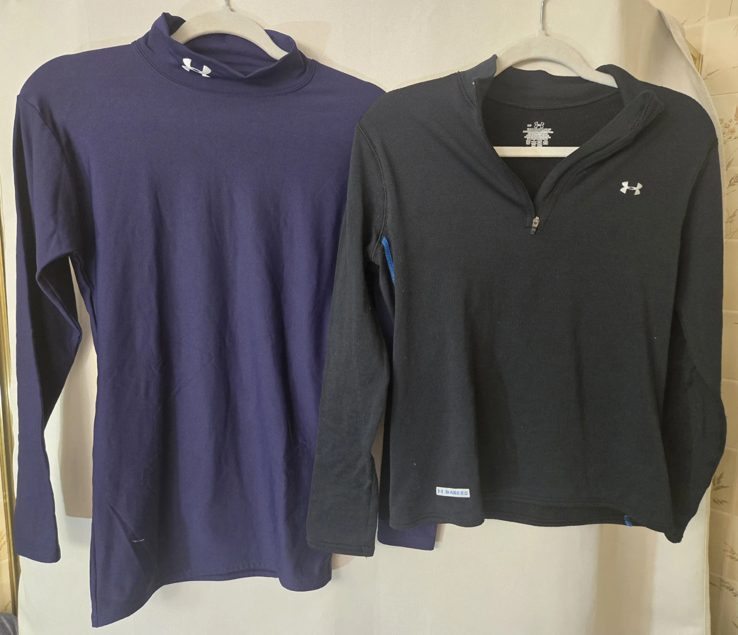 BASELAYER Under Armour Men's Medium.  Mock and Zip-Up Mock.  EUC - photo 2