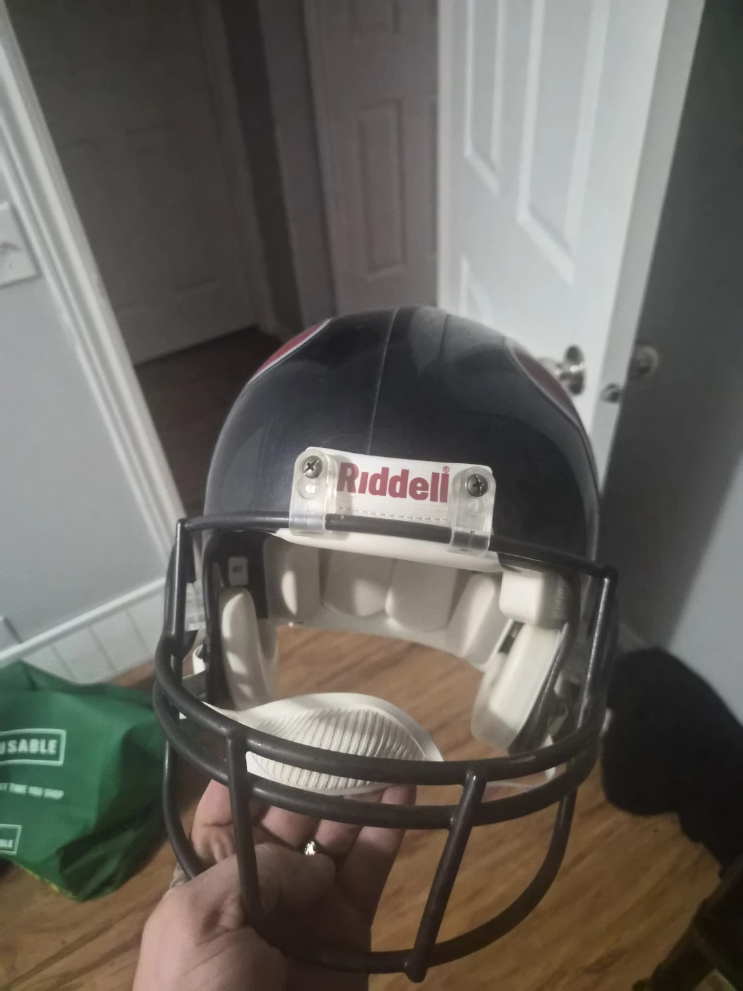 Signed by JJ WATT full size Houston Texans Helmet - photo 2