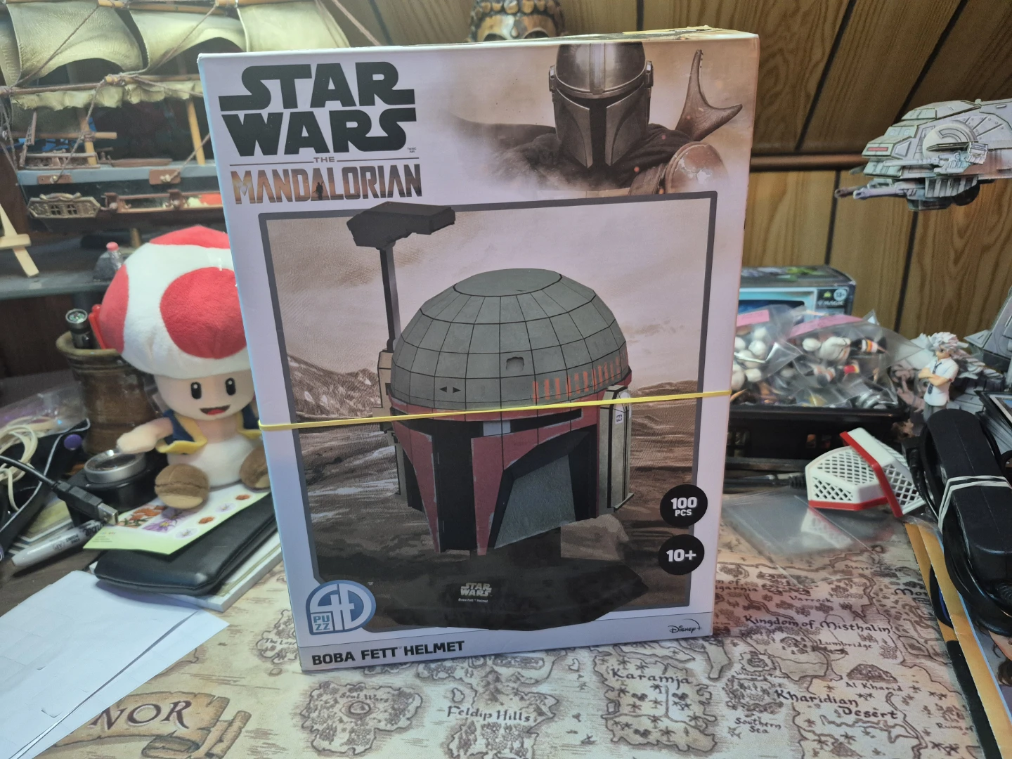 Star Wars The Mandalorian Boba Fett Helmet 4D 100pc Puzzle