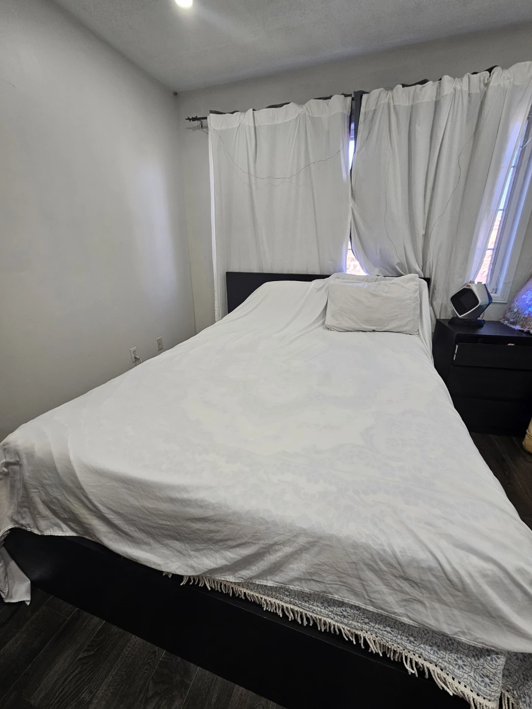 IKEA MALM Queen Size Bed with mattress