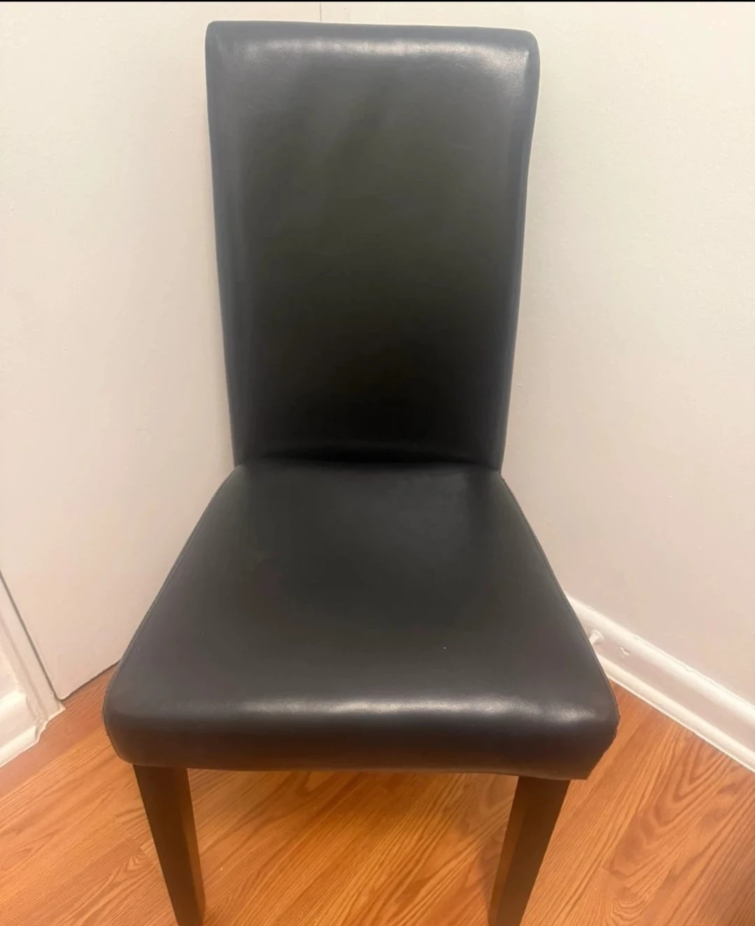 Faux Leather Chairs - Set of 4
