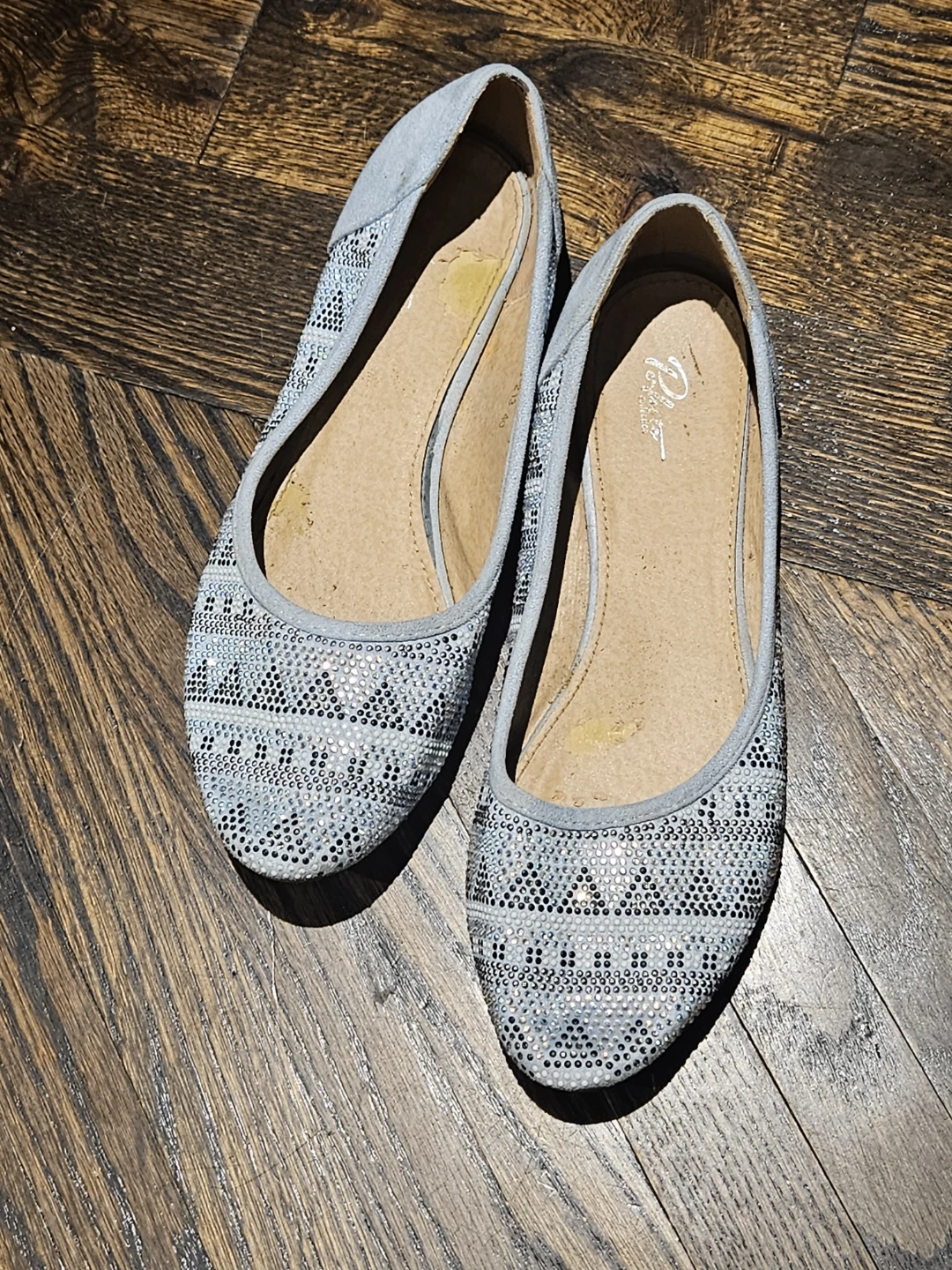 Paez Collection Ballet Flats Grey