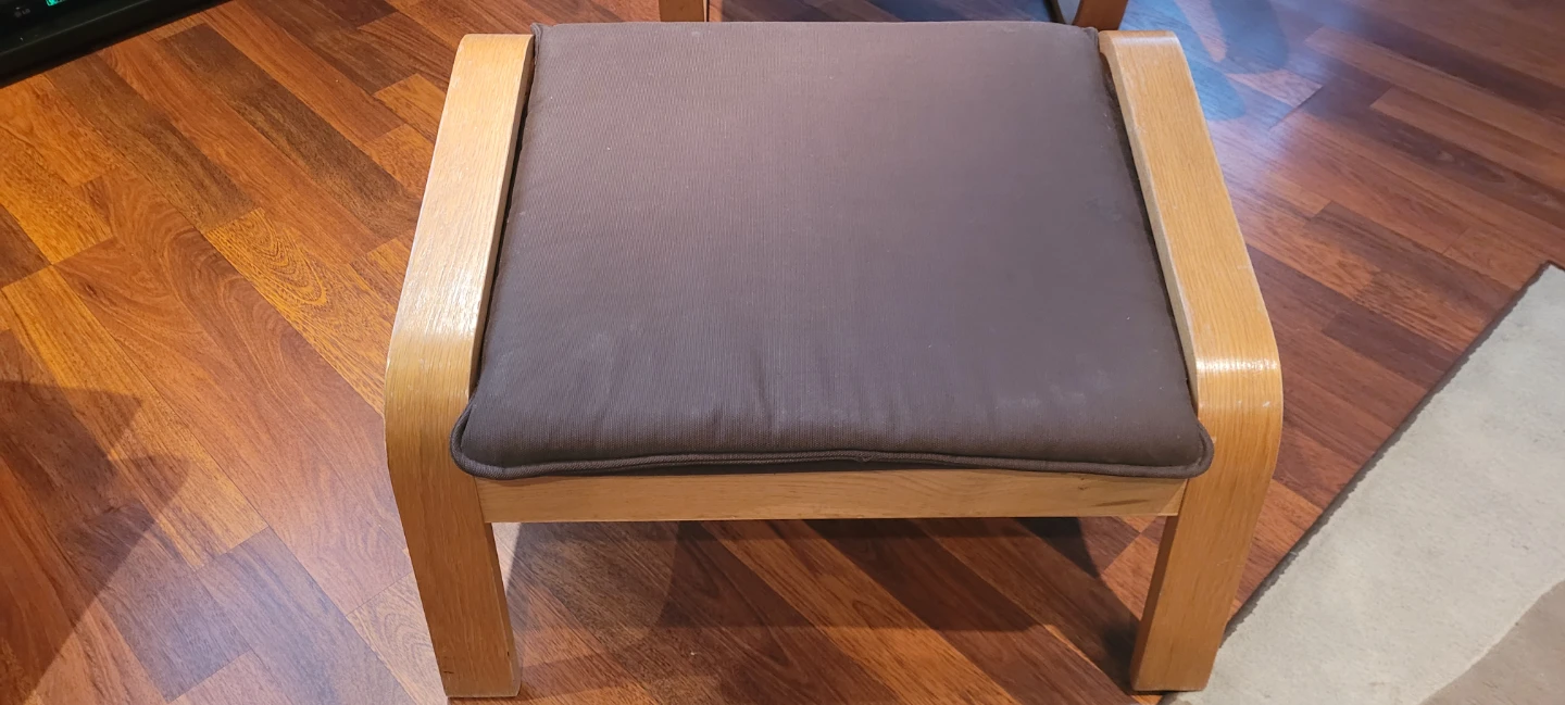 IKEA Poäng Armchair and Ottoman - photo 4