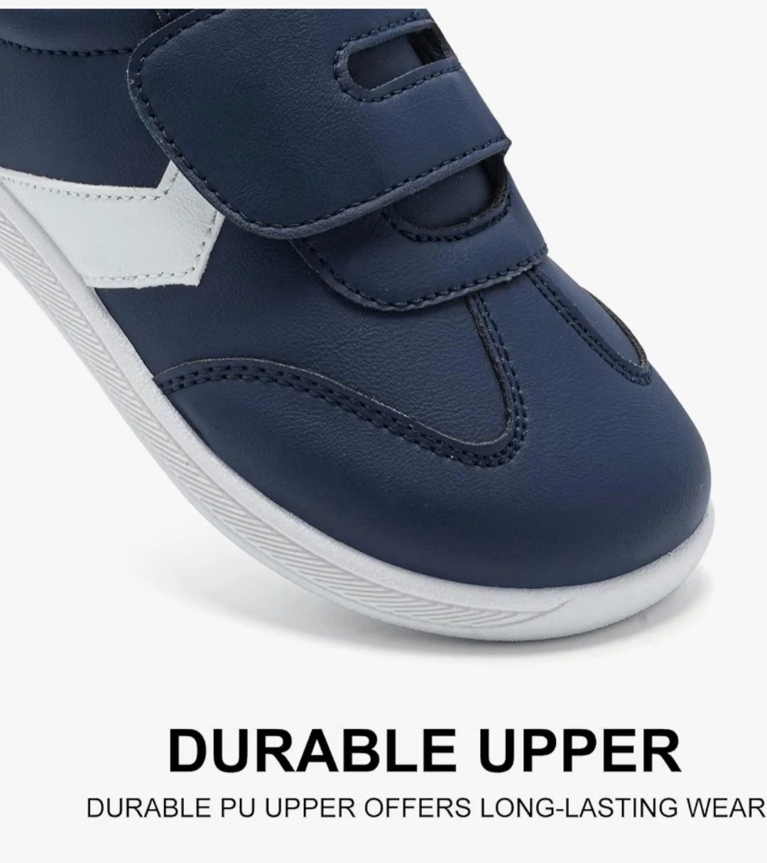 Toddler Wide-Toe Navy Sneakers - photo 5