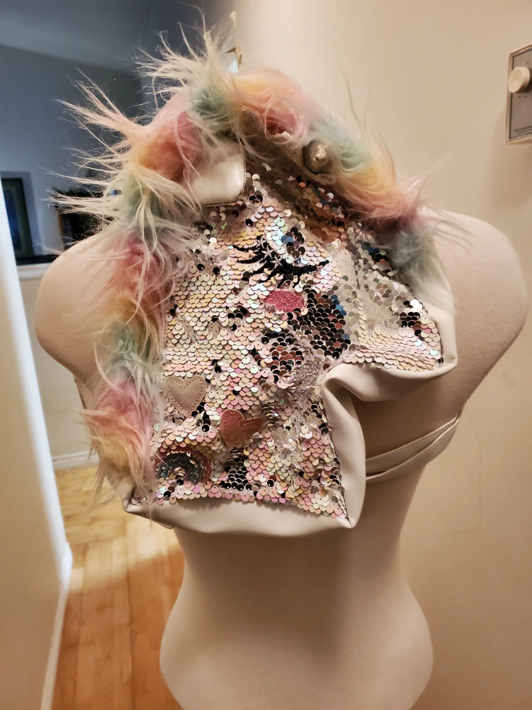 Unicorn Sequin Backpack - photo 2