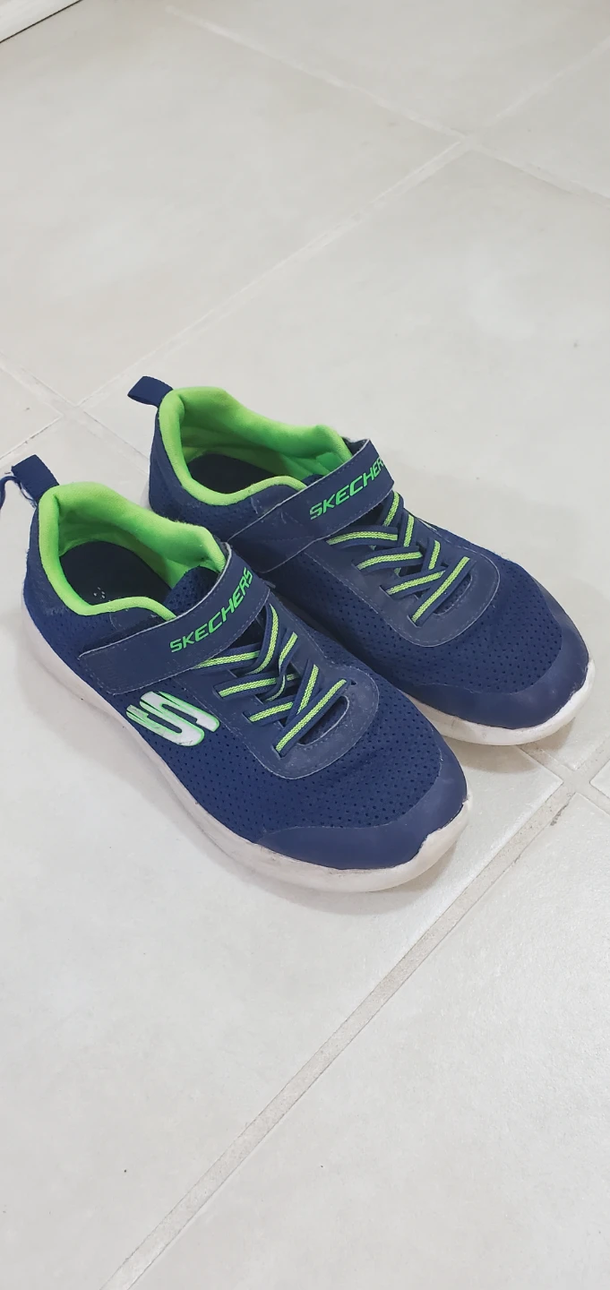 Skechers Kids Runners Blue/Green - photo 3