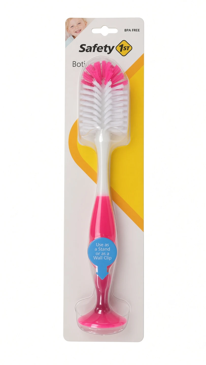 New Safety 1st Bottle Brush – Pink/White –