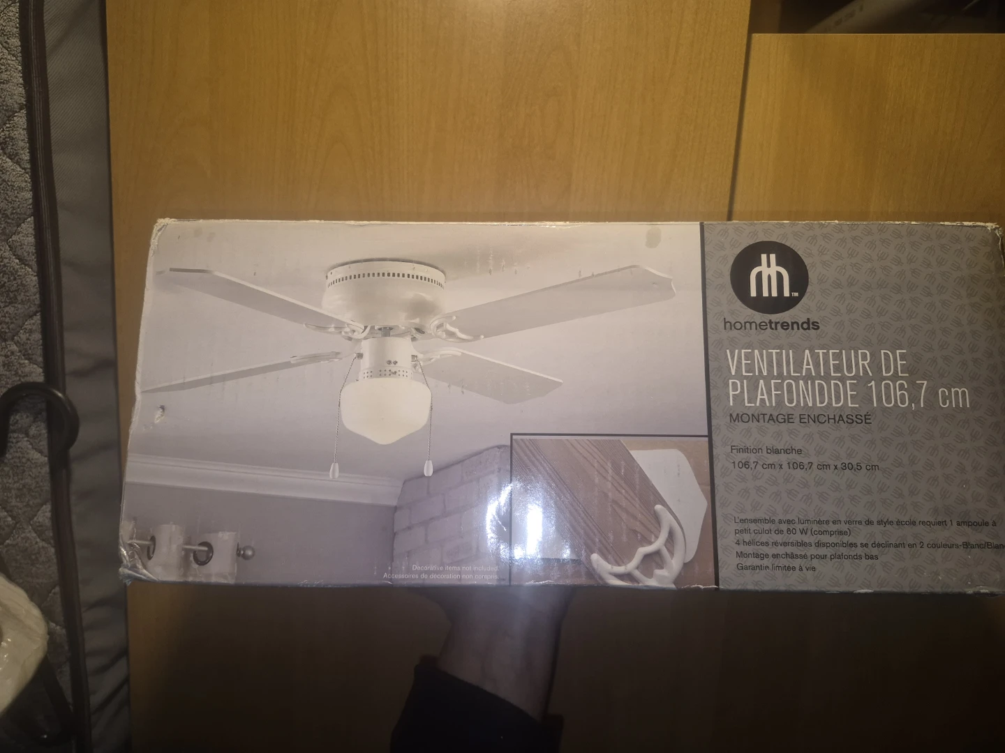 Hometrends 106.7 cm Flush Mount Ceiling Fan