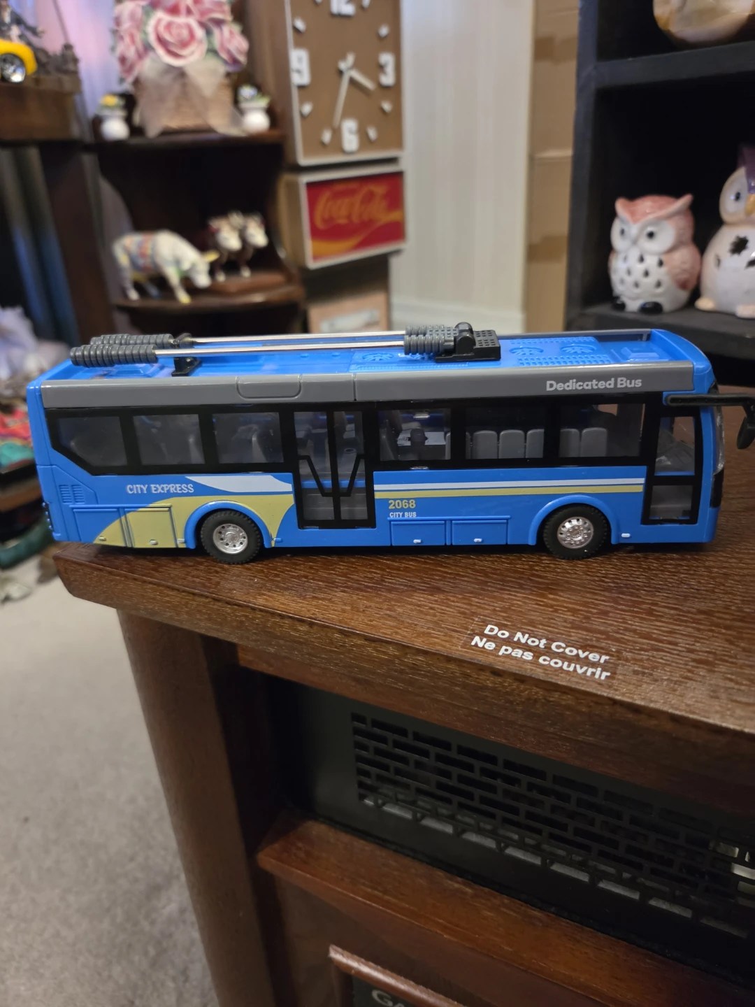 Blue City Express Bus Toy