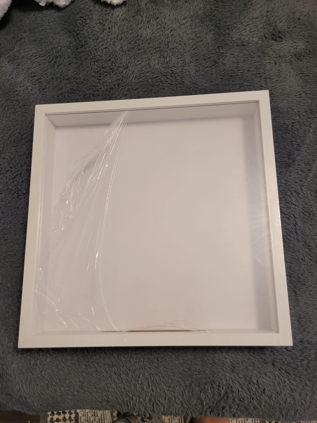 White Square Shadow Box / display Frame