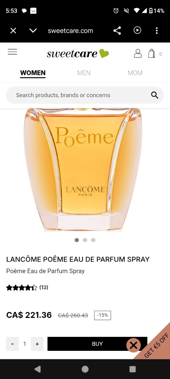 Lancôme Poême Eau de Parfum Spray