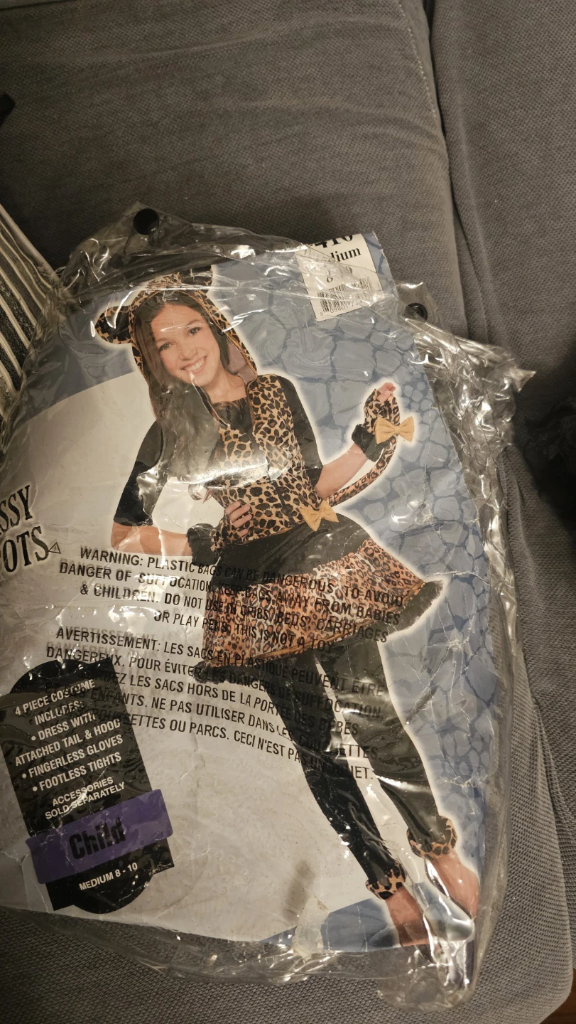 Child's Leopard Costume Medium 8-10 - photo 2