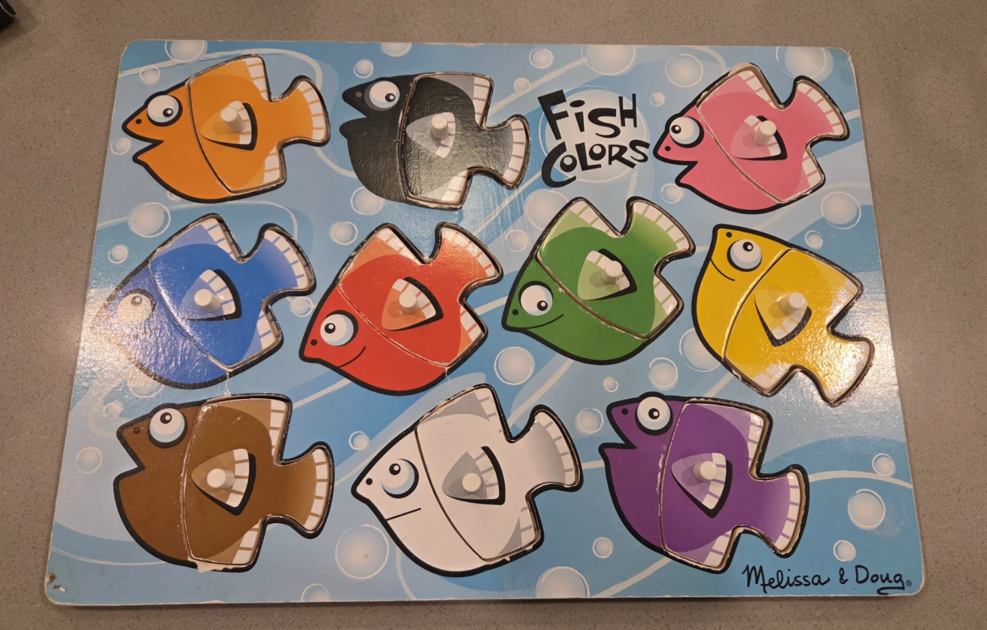 Melissa & Doug Wood Board Puzzles - Alphabet/Numbers/Colours - photo 3