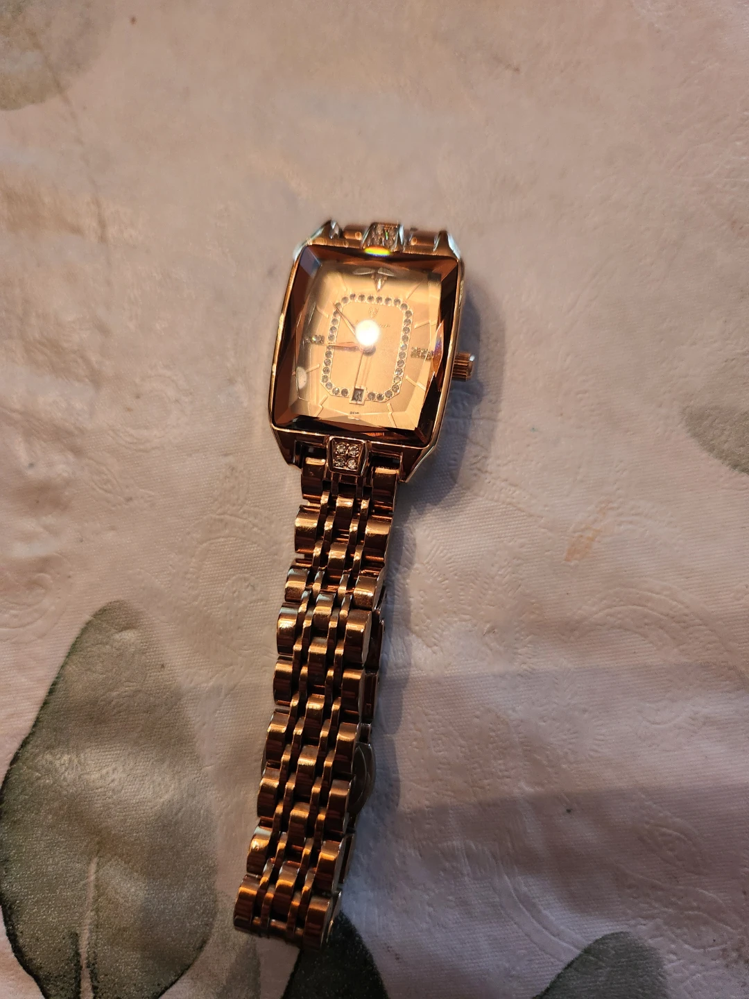 Poedagar Gold-Tone Rectangular Watch - photo 2