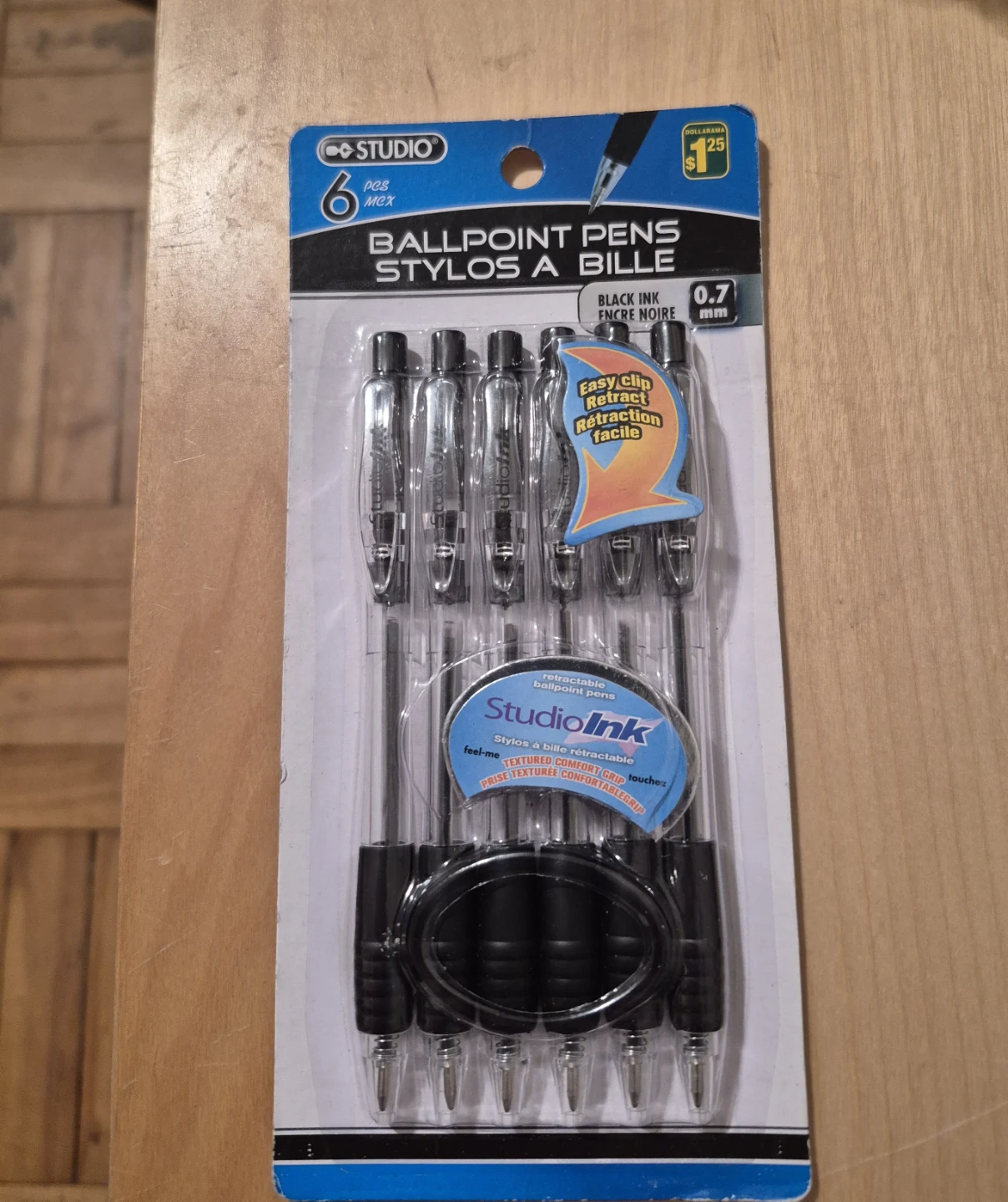 BNIB)6-Pack Studio Ink Ballpoint Pens