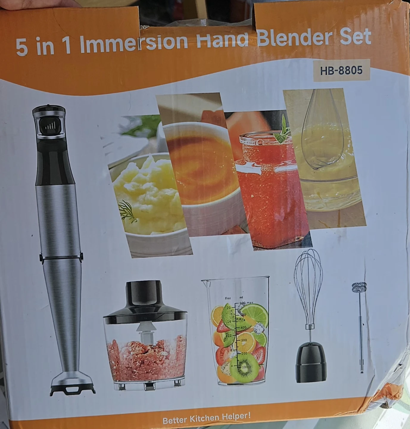 5 in 1 Immersion Hand Blender Set HB-8805 - photo 2