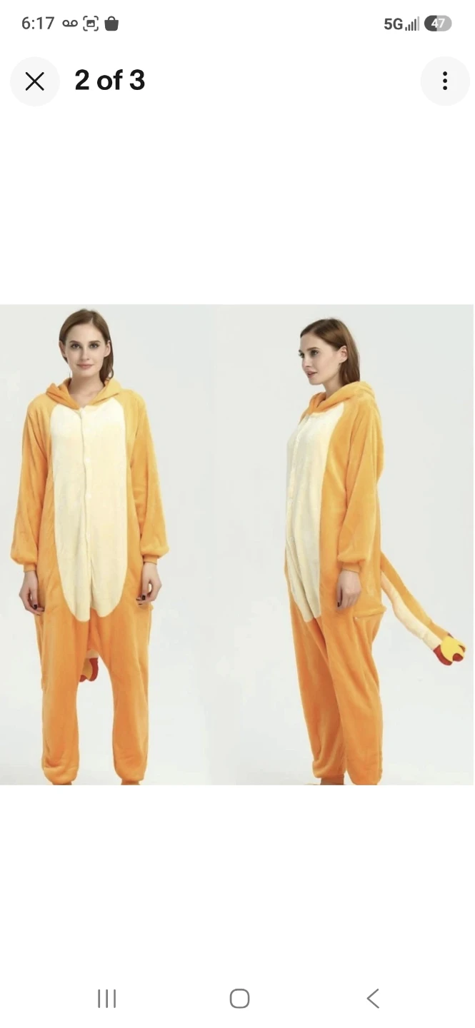 Charmander Pokemon Onesie Costume - photo 2