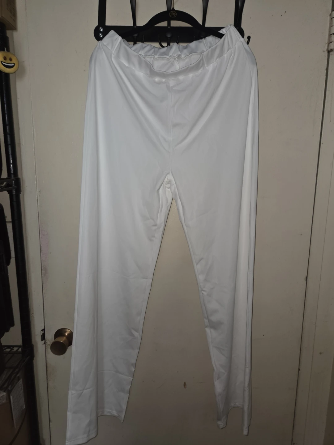 Unbranded White Cinch Pants in a Ladies L
